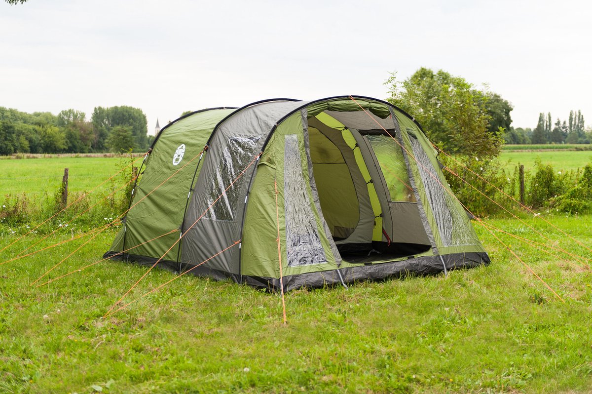  Coleman Cook 4 Tunneltent - Familietent - 4-Persoons - Groen