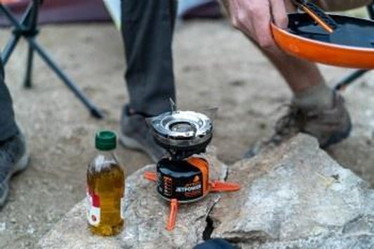  Jetboil Gasblik Jetpower Fuel 100 Gram Staal Zwart/oranje