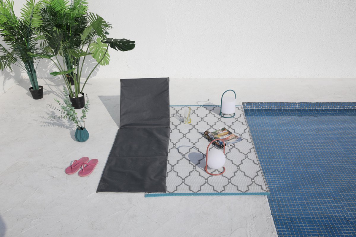 Intimo Strandmat - 2 Stuks - Grijs - 100x51x41cm