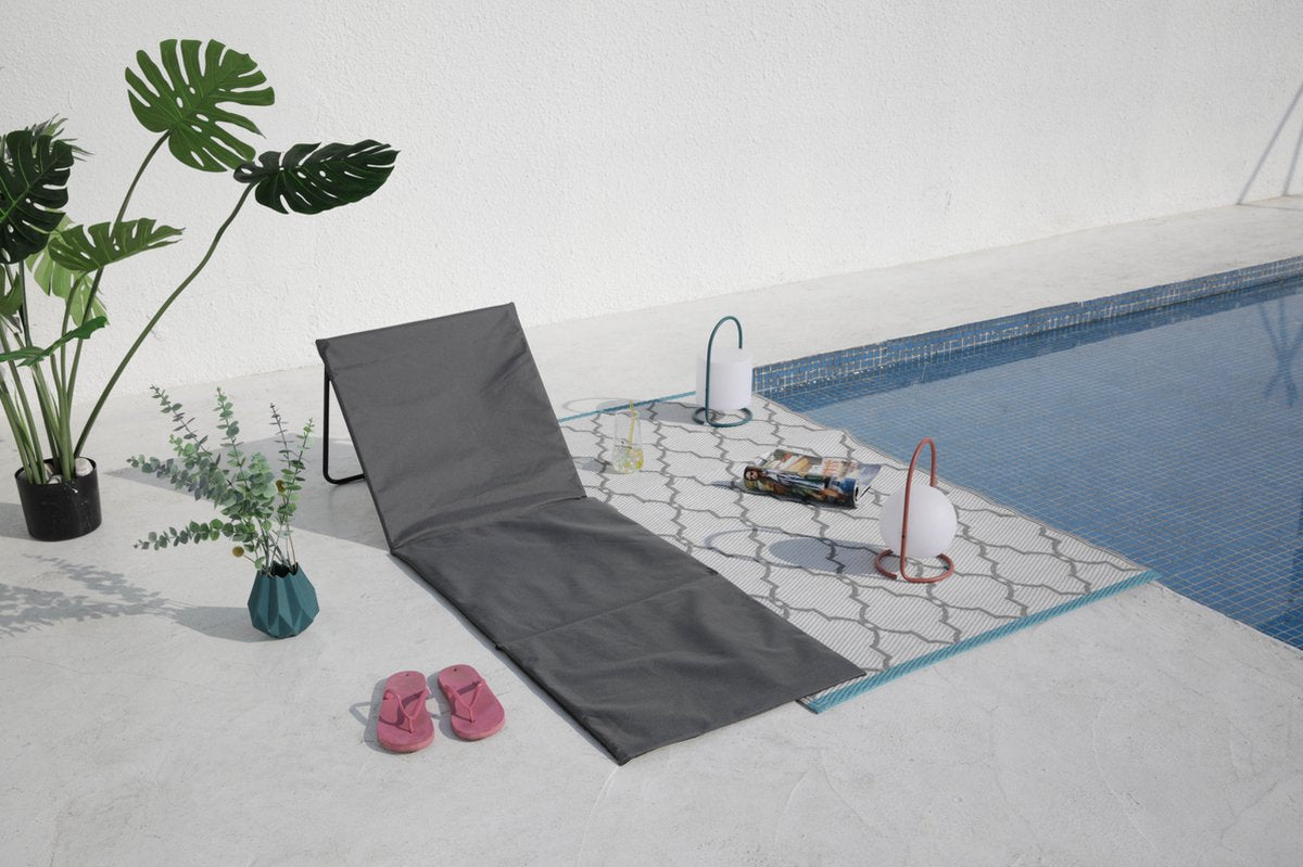  Intimo Strandmat - 2 Stuks - Grijs - 100x51x41cm