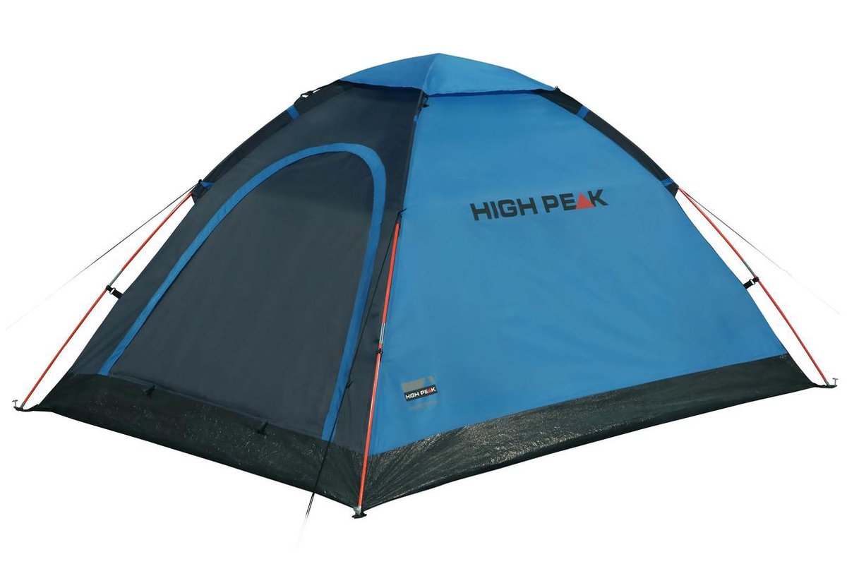  High Peak Monodome Pu Koepeltent - Blauw - 2 Persoons