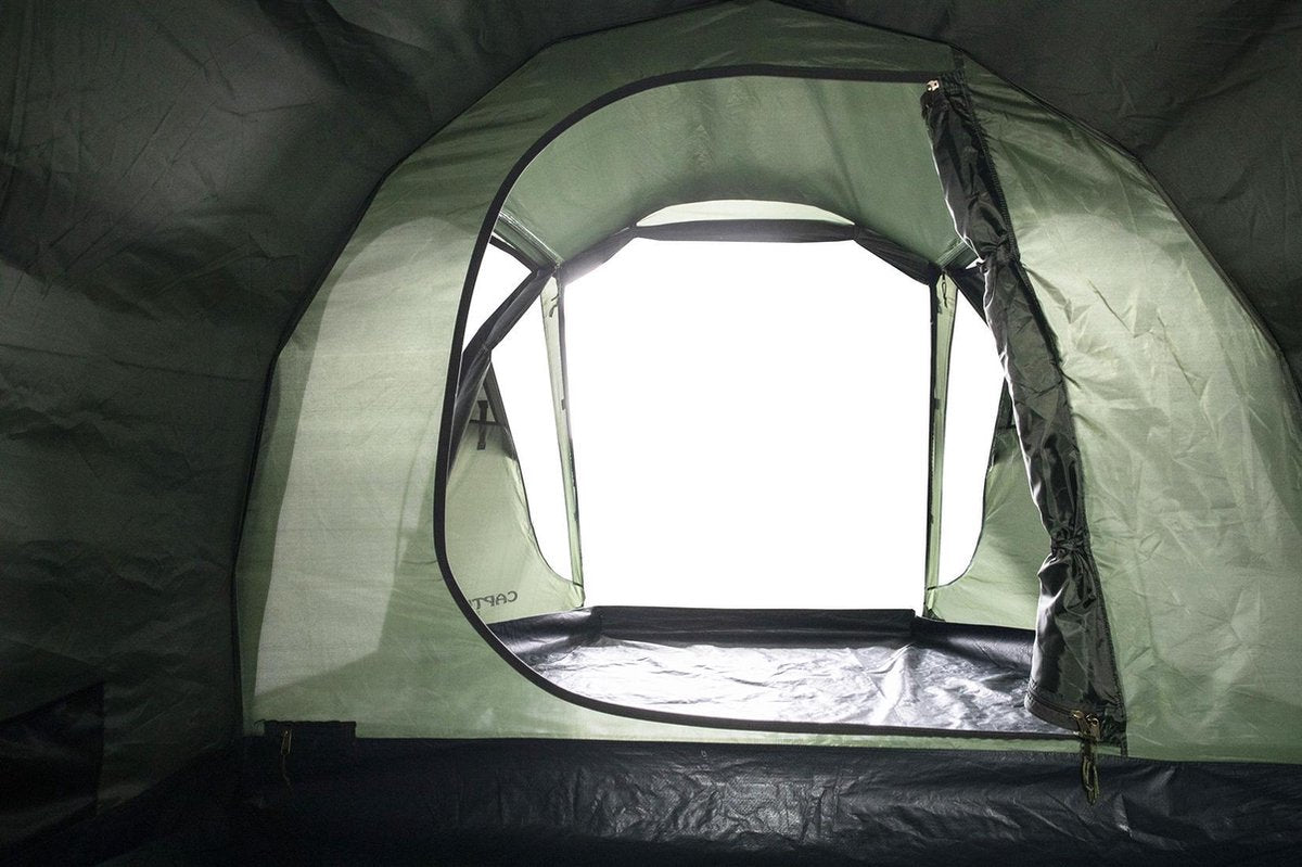  Capture Outdoor, 3-Man XXL Tent "Seikan XTR-3", Voor 3 XXL Personen, 215x400x155cm, DeLuxe Tent En Canvas, "Airflow System", …
