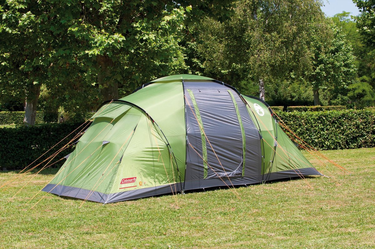  Coleman Bering 4 Vis-a-Vis Tent - Familietent - 4-Persoons - Groen