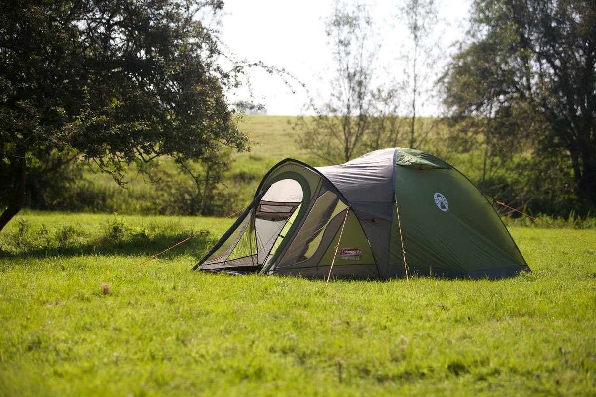  Coleman Darwin 4 Plus Koepeltent - 4-Persoons - Groen