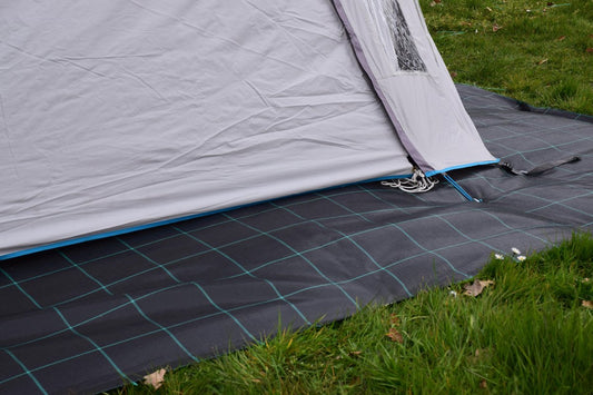  Campingdoek - Gronddoek - Worteldoek 5,25M X 8M Totaal 42M² + 15 GRATIS Grondpennen. Hoge Kwaliteit, Lucht En Water Doorlatend.