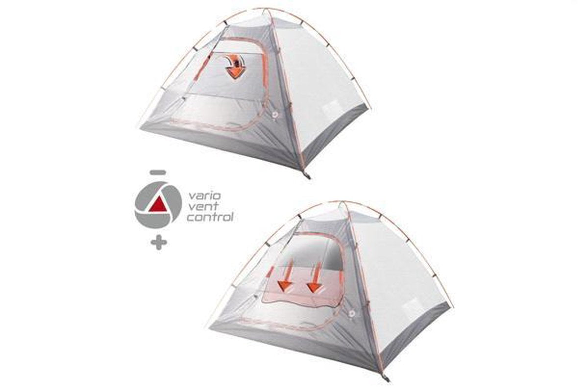  High Peak Mesos 4 Koepeltent - Donkergrijs - 4 Persoons