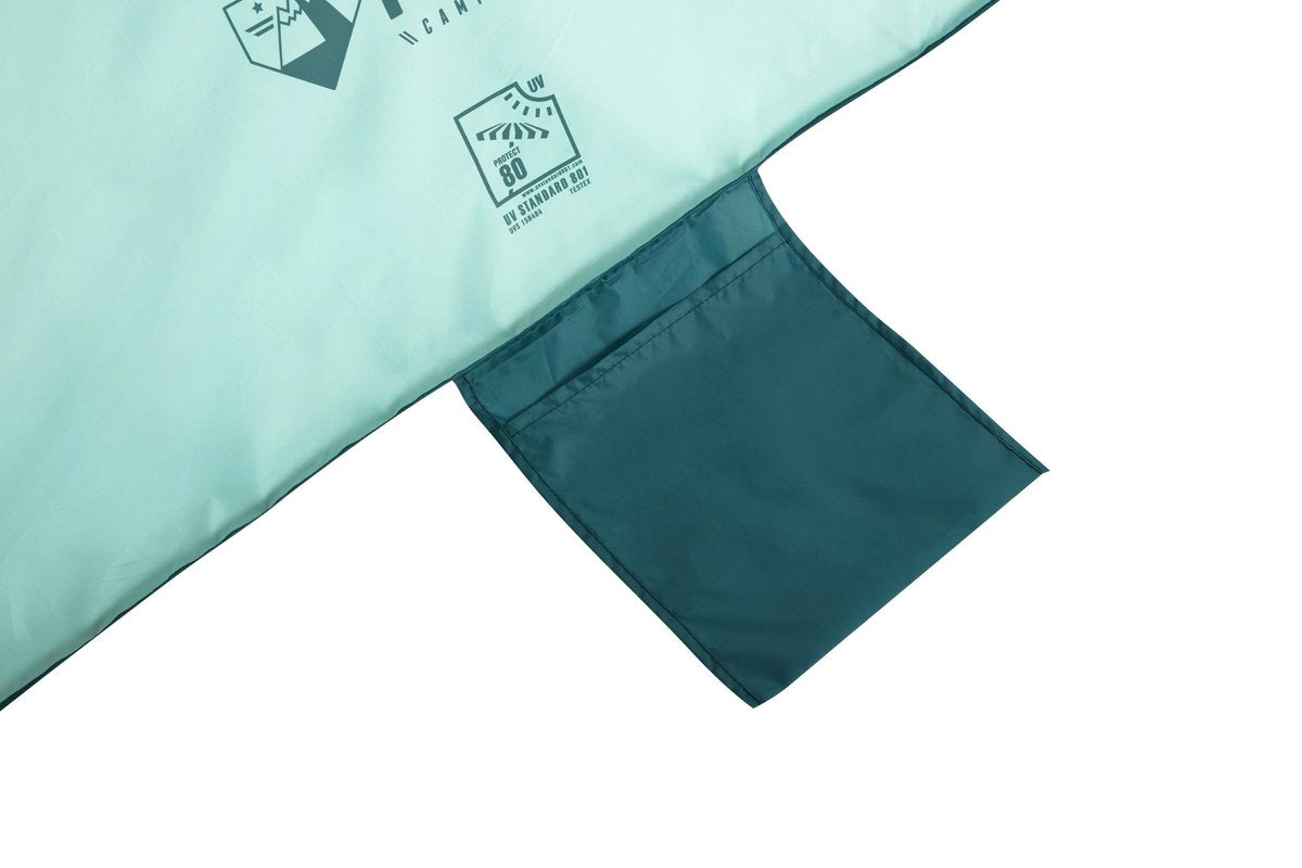  Bestway Strandtent - Pavillo - 2-Persoons - UV80 Zonbescherming - Incl. Tentharingen - Zandzakken Voor Stabiliteit - 200 X 120 X 95 CM