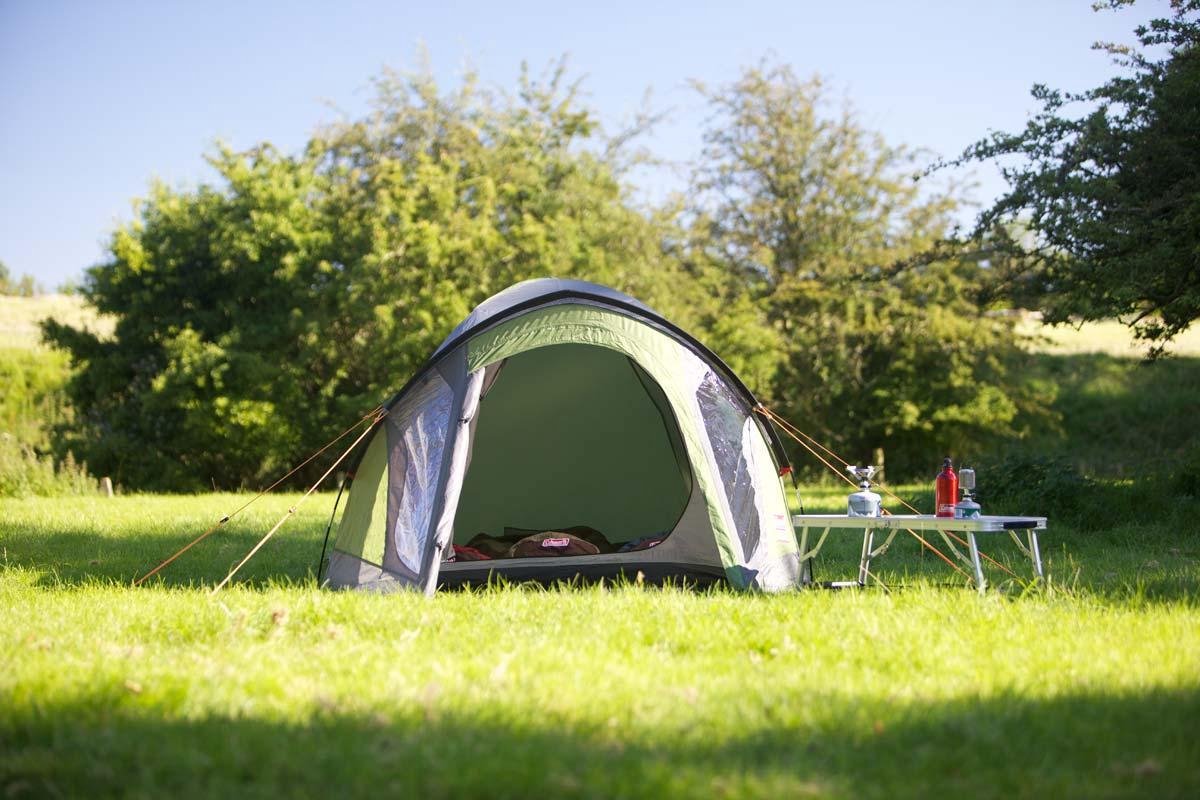  Coleman Darwin 4 Plus Koepeltent - 4-Persoons - Groen