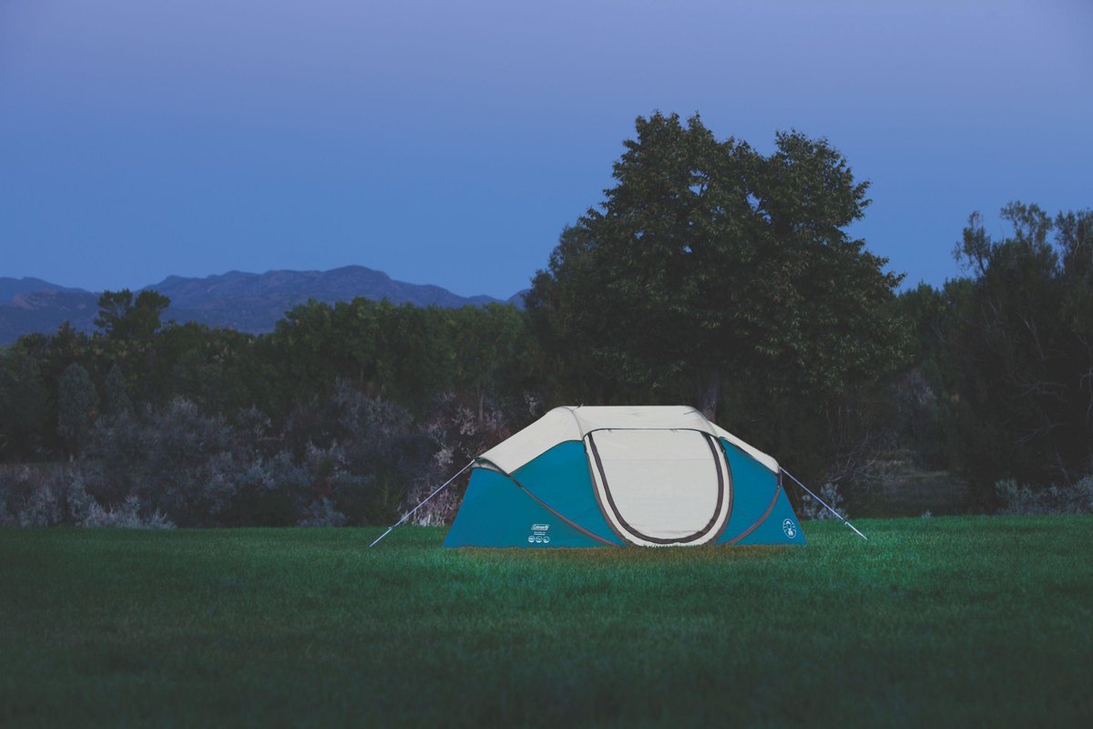  Coleman Galiano 4 Pop-up Tent - 4-Persoons - Blauw/Wit