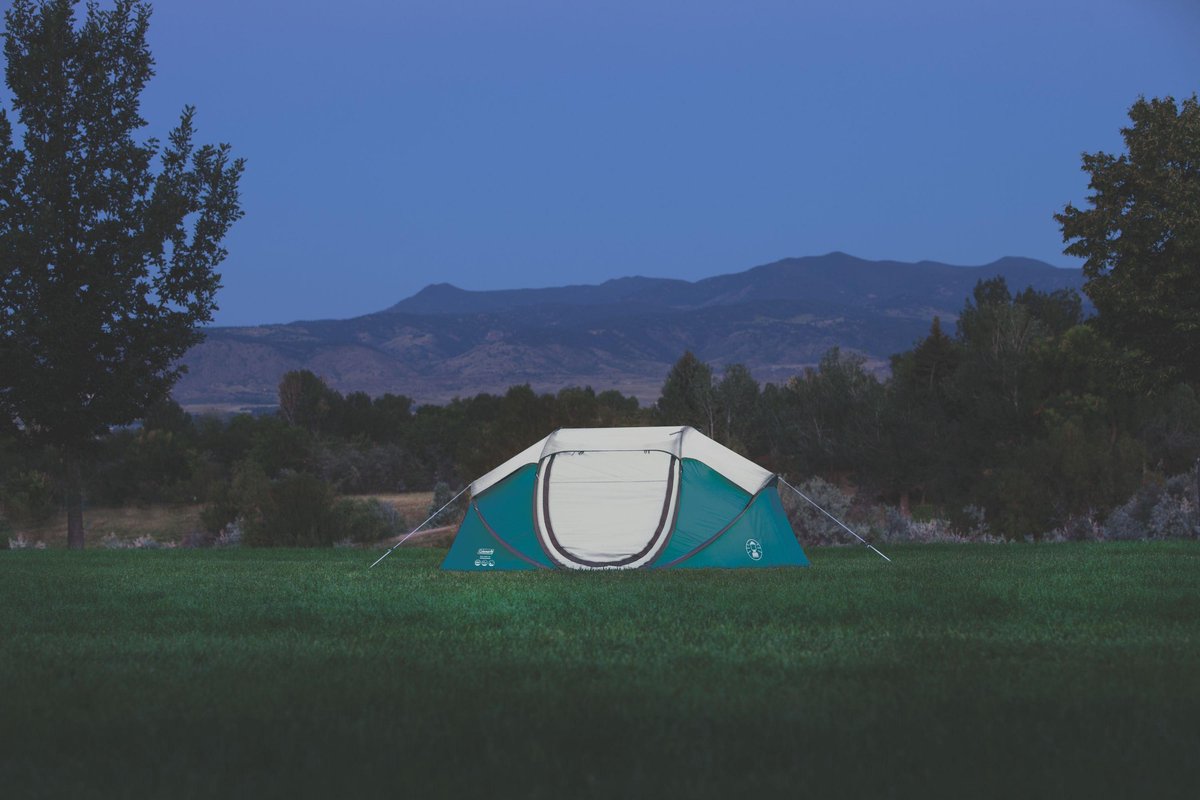  Coleman Galiano 4 Pop-up Tent - 4-Persoons - Blauw/Wit