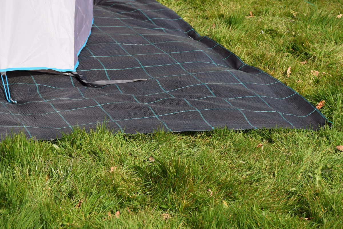  Campingdoek - Gronddoek - Worteldoek 5,25M X 8M Totaal 42M² + 15 GRATIS Grondpennen. Hoge Kwaliteit, Lucht En Water Doorlatend.