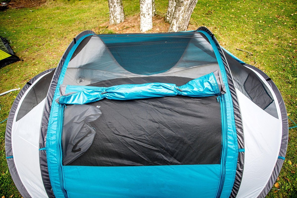  Coleman Galiano 4 Pop-up Tent - 4-Persoons - Blauw/Wit