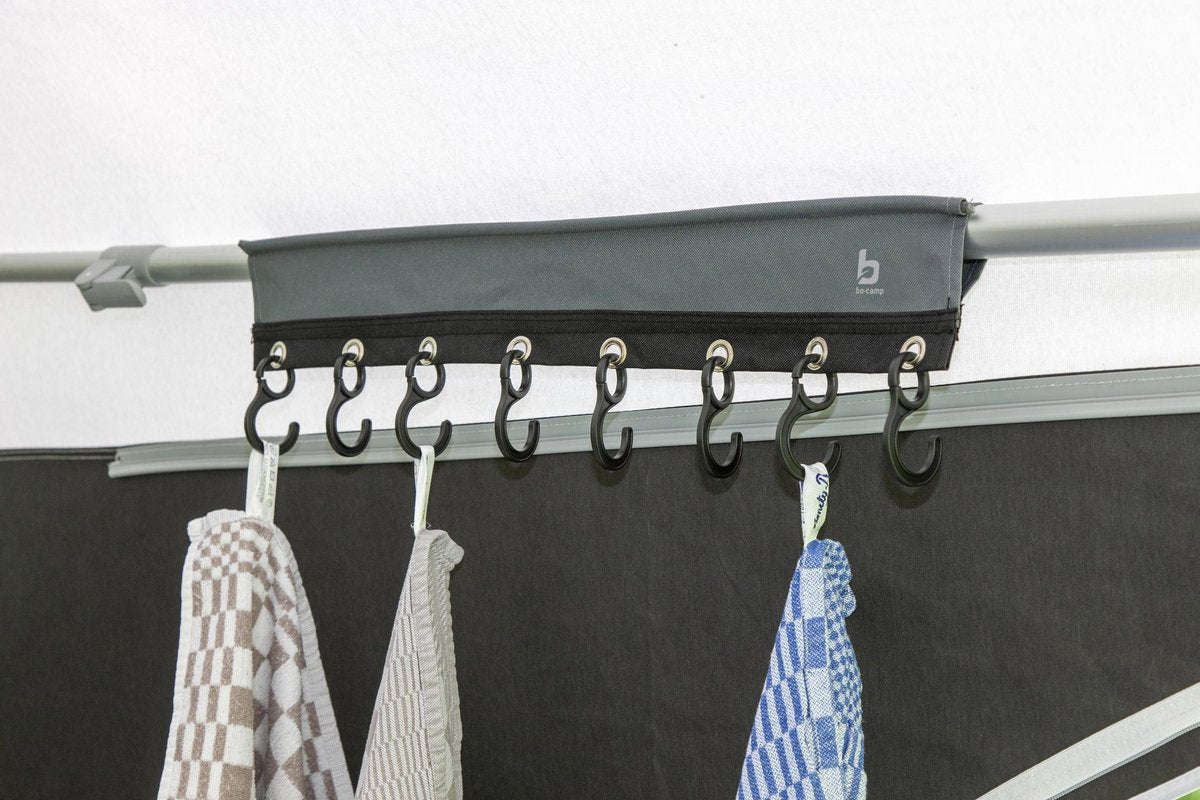  Bo-Camp - Tentkapstok - Luxe - Universeel - 8 Haaks - Grijs