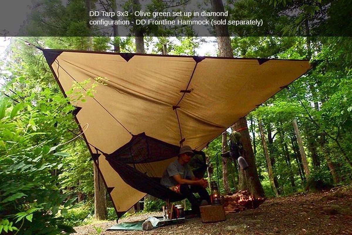  Tarp 3x3 – Olive Green