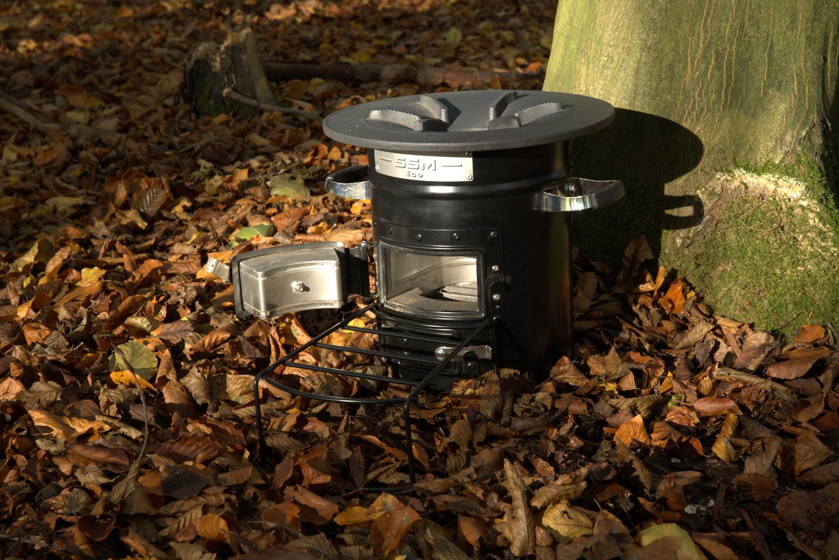  Dutch Rocket Stove - Rocket Stove - Kooktoestel Op Houtvuur - Met Draagtas - Dutch Oven