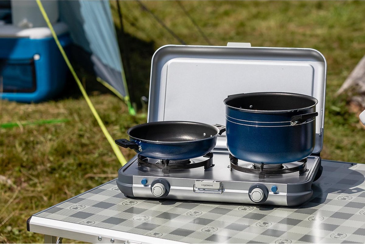 Campingaz Camping Kitchen 2 CV PZ Camping Kooktoestel - 2-pits - 2x 2000 Watt - Piezo