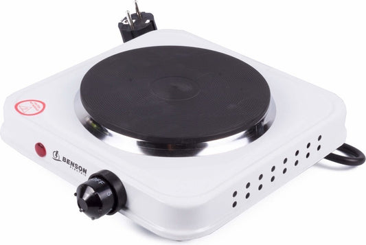  Benson Kookplaat - Enkel - Wit - 1000W