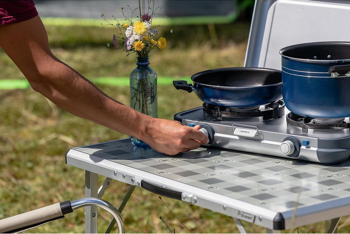  Campingaz Camping Kitchen 2 CV PZ Camping Kooktoestel - 2-pits - 2x 2000 Watt - Piezo