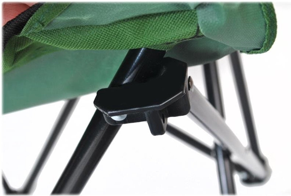  Campingstoel - Inklapbaar Visstoel - Vouwstoel - Comfortabel - Opvouwbaar Stoel - Max. 120 KG - Groen - Rheme