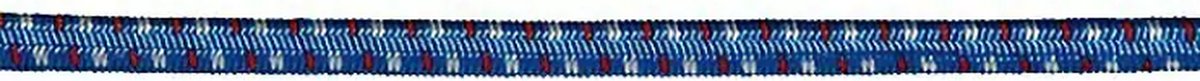 Merkloos Elastiekkoord - 10mtr - 4mm - Blauw Rood - Bundel - Elastisch Koord - UV Bestendig