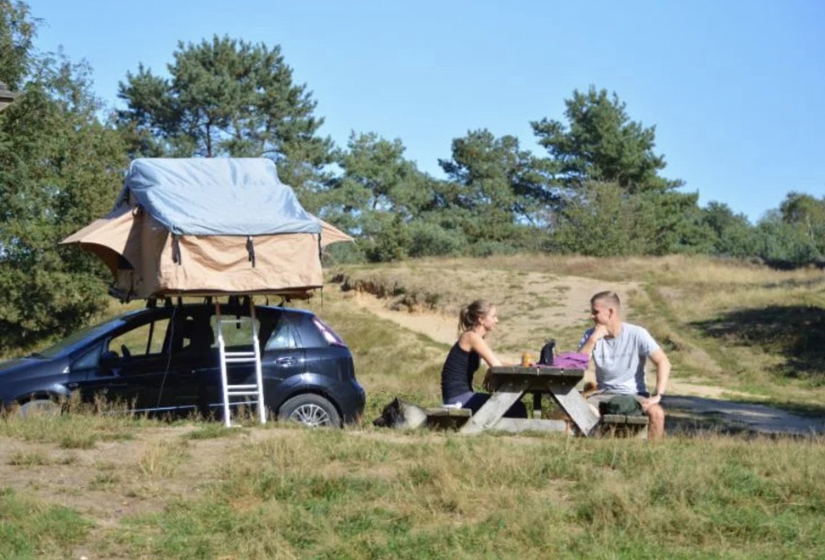  Daktent - Zumrut -Kampeertent -Rooftent 2 Personen 125X200CM