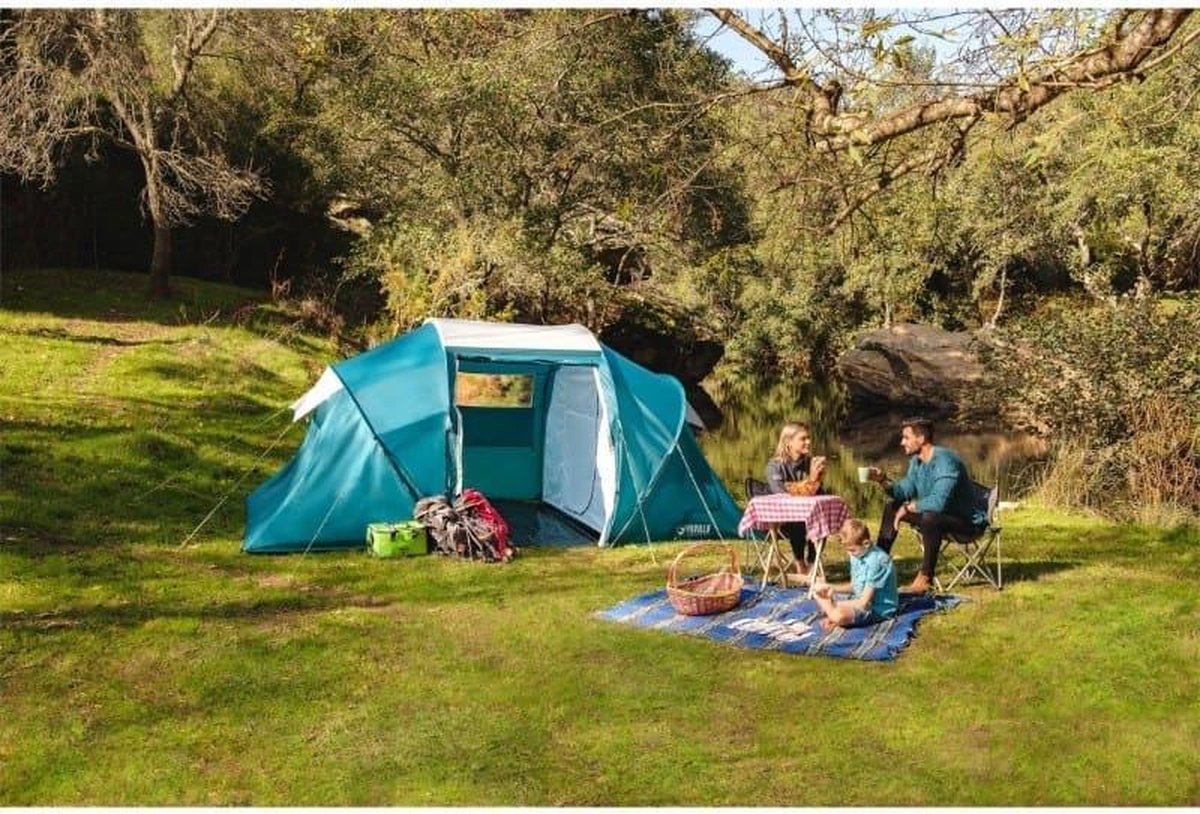 Bestway Pavillo Family Ground 4 - Blauw/ Wit - 4 Persoons
