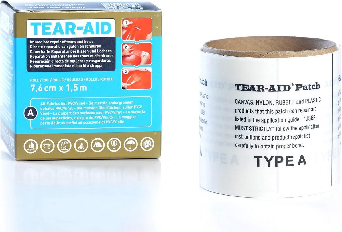  Tear-Aid Rol Type A Voor Kunststoffen En Weefsels