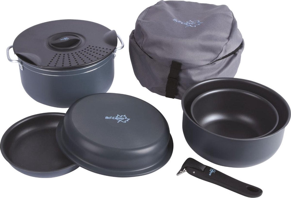  Bo-Camp Pannenset - Camping - 7-delig - Aluminium