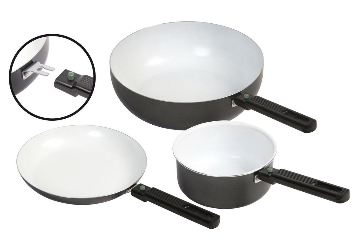  Bo-Camp Koekenpan - Campingpan - Sprint Eco - Afneembare Steel - Ø 20cm