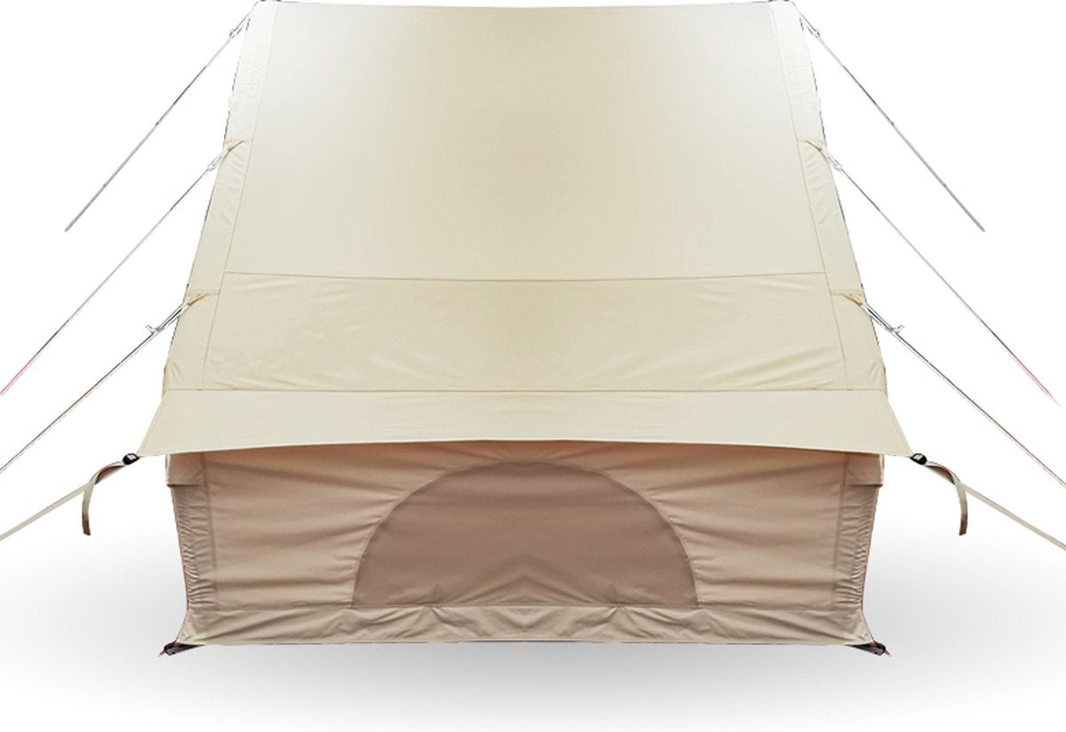 Opblaasbare Vier Persoons Tent Beige 300x200x210 Cm