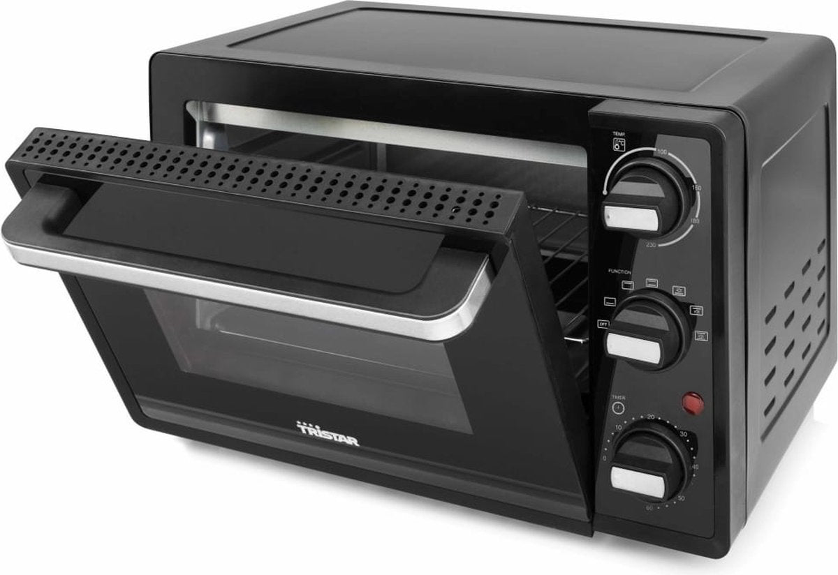  Tristar Oven OV-3622 - Camping Oven 19 Liter - 800 Watt - Vrijstaande Convectieoven - Zwart