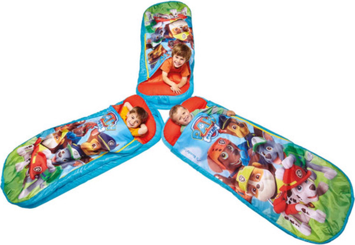  Paw Patrol ReadyBed Luchtbed + Slaapzak + Kussen - Blauw - 150x62x20