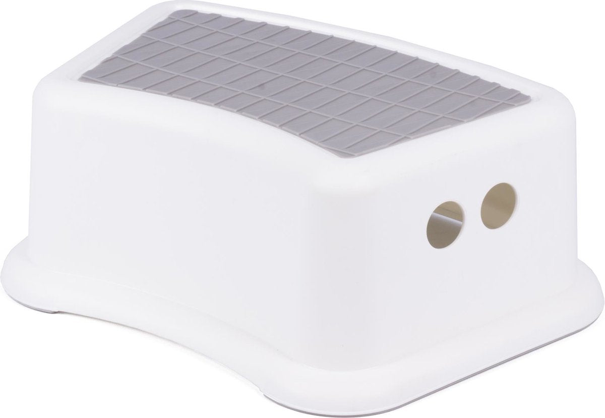  Benson Opstapje Klein - Rubberen Antislip - 36.5 X 25.2 X 13 Cm - Wit