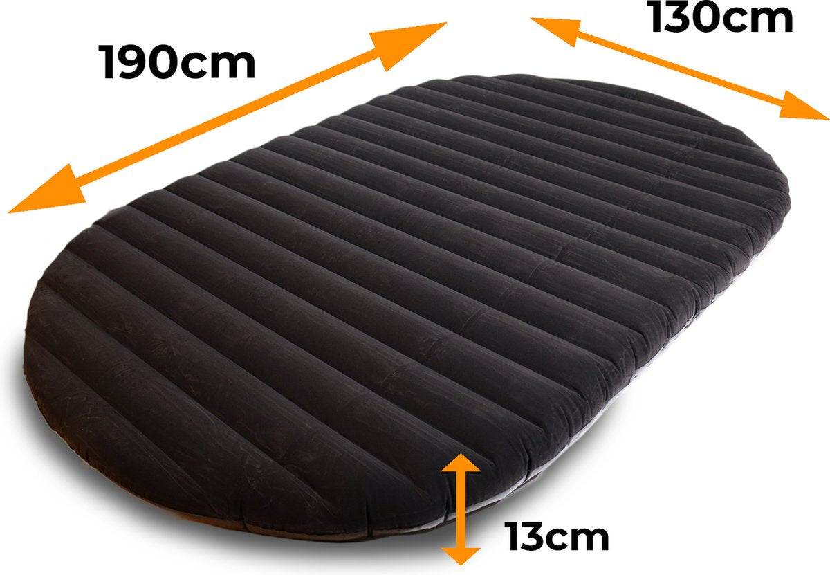  Deryan Cocoon Pop Up Tent - Luchtbed - Luchtpomp - 4 Persoons - Zilver