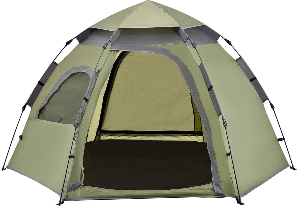 Pro-Tec Tent Nybro Automatisch 240x205x140 Cm Donkergroen