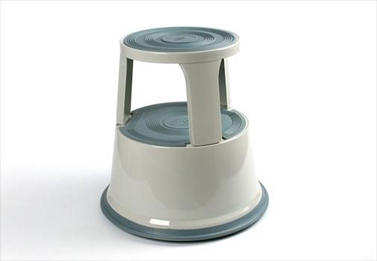  Wedo - Rollhocker, Metalen Opstapkrukje - Lichtgrijs