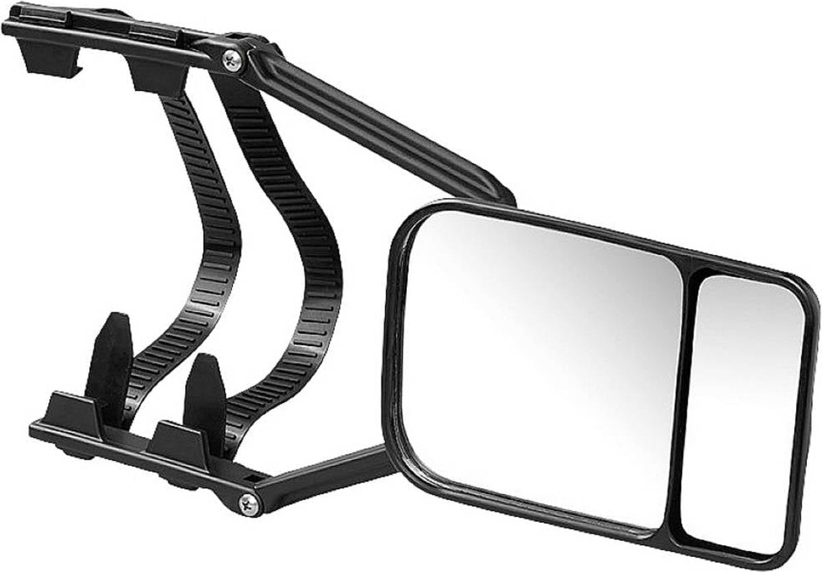 PROPLUS Pro Plus Caravanspiegel - Duo - 23 Cm - Universeel Voor Links En Rechts - Zwart