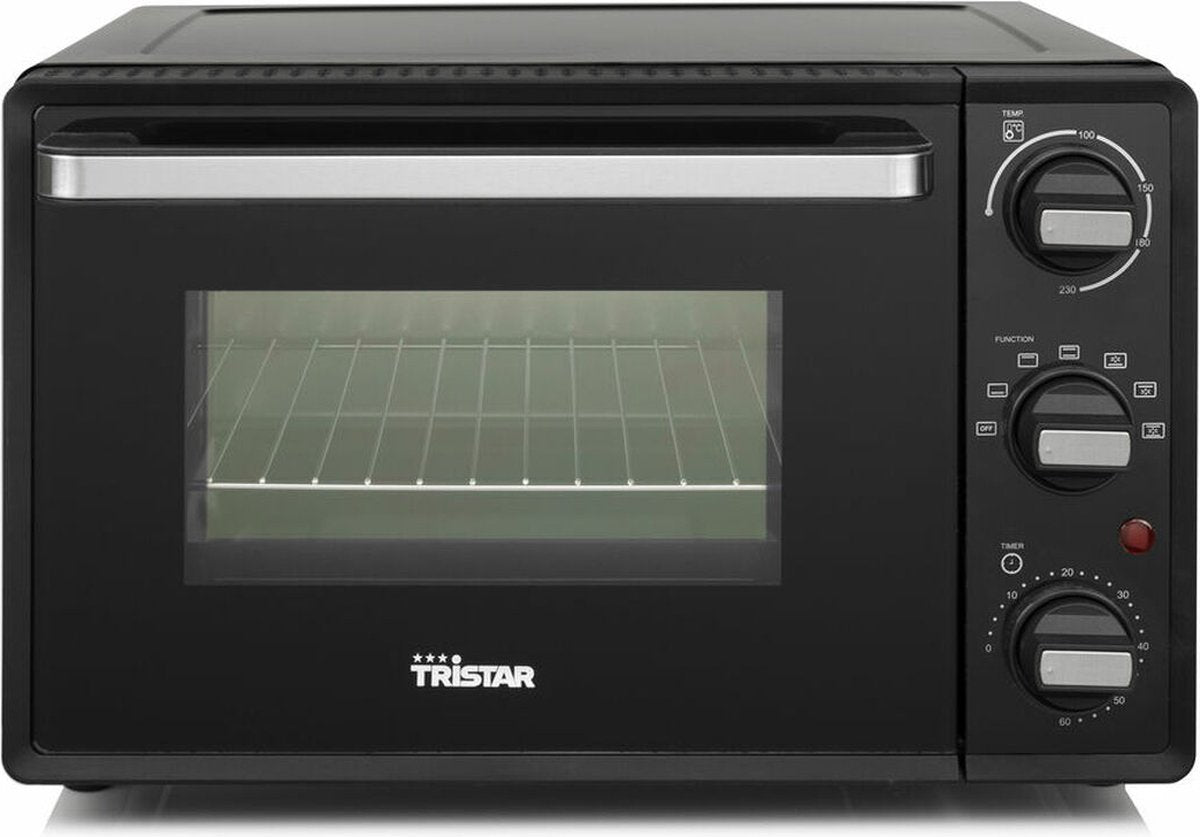 Tristar Oven OV-3622 - Camping Oven 19 Liter - 800 Watt - Vrijstaande Convectieoven - Zwart