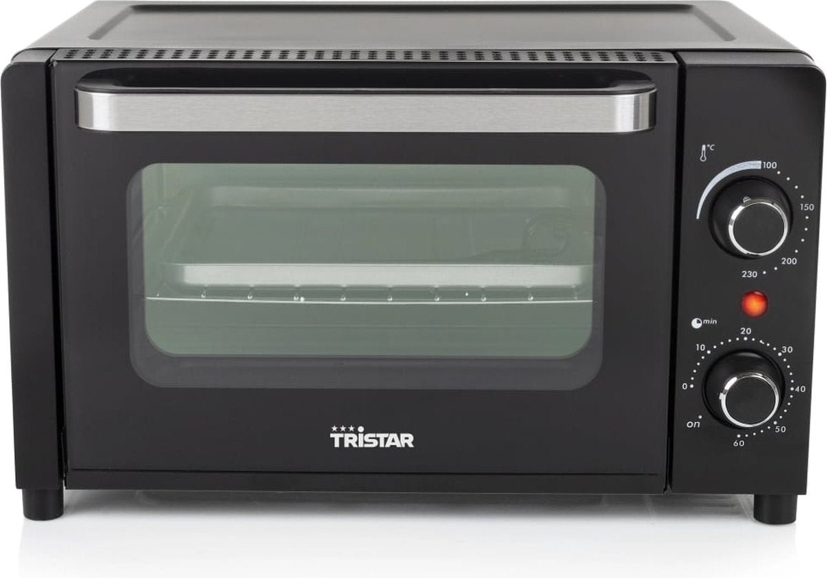 Tristar Oven OV-3615 - Camping Oven 10 Liter - 800 Watt - Vrijstaande Kleine Oven - Zwart
