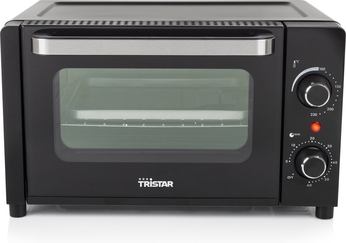  Tristar Oven OV-3615 - Camping Oven 10 Liter - 800 Watt - Vrijstaande Kleine Oven - Zwart