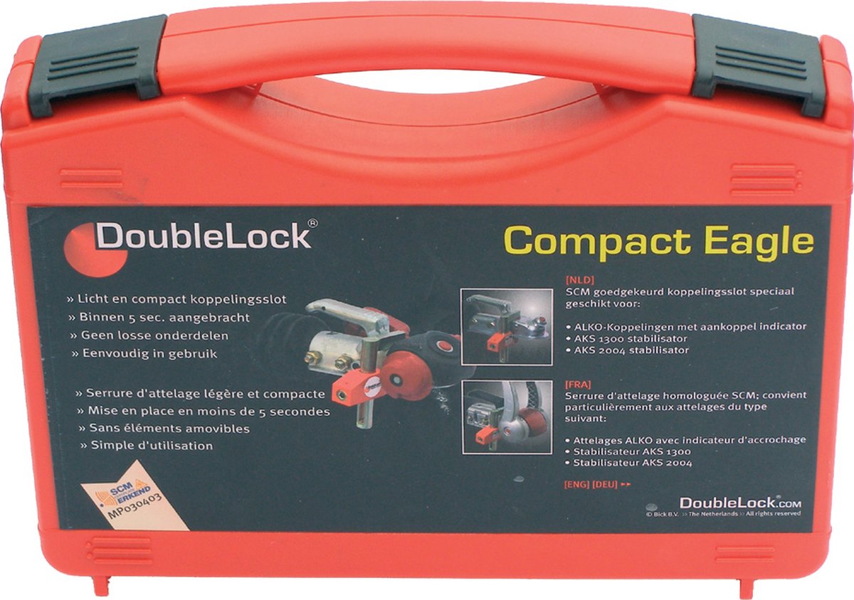  Koppelingslot Compact Eagle DoubleLock