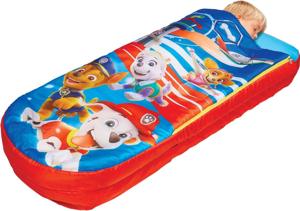 Paw Patrol Junior ReadyBed-2 In 1 Kids Sleeping Inflatable Air Bed In A Bag With A Pump, Polyester, Single
