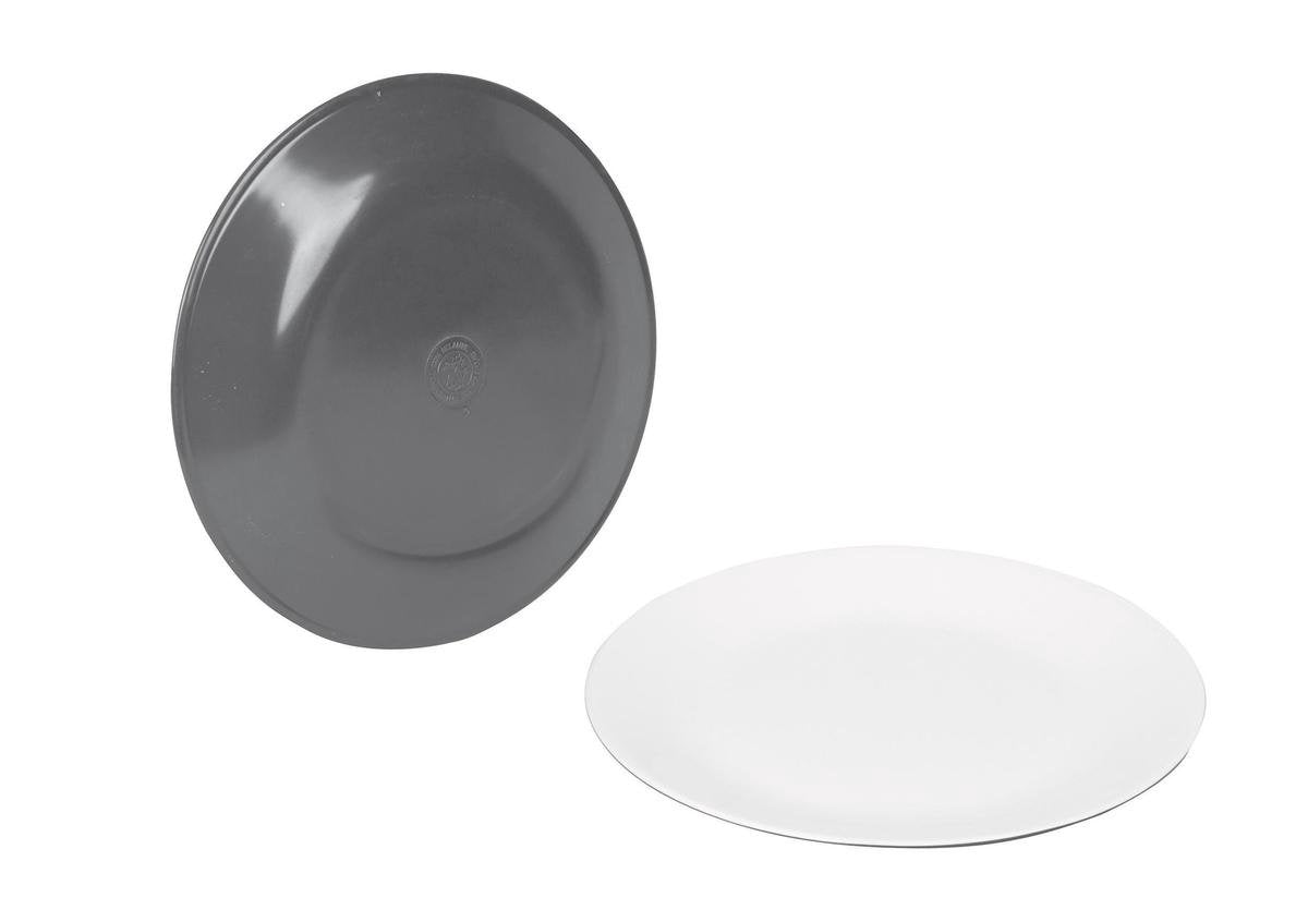  Bo-Camp Servies - Campingbord - 100% Melamine - 16-delig - Grijs