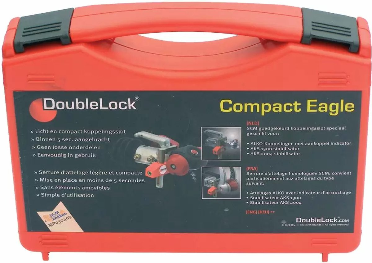  SCM Gekeurd Compact Eagle Disselslot Van DoubleLock (AL-KO)