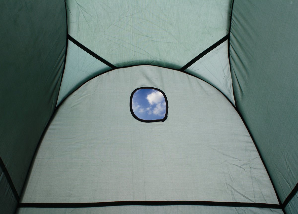  NordFalk Douchetent Pop-up 190 Cm - Camping Douche - Omkleedtent - Incl. Tentharingen En Draagtas - Groen
