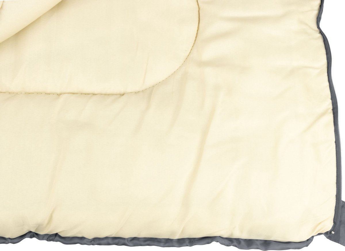  Abbey Camp Slaapzak Amsterdam-07 - Dekenmodel - 210 X 85 Cm - Grijs