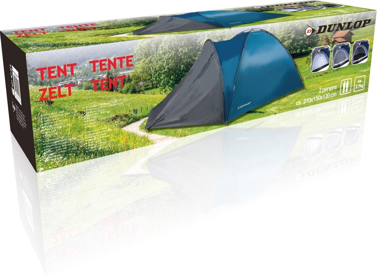 Dunlop Tent - Blauw - 2 Persoons