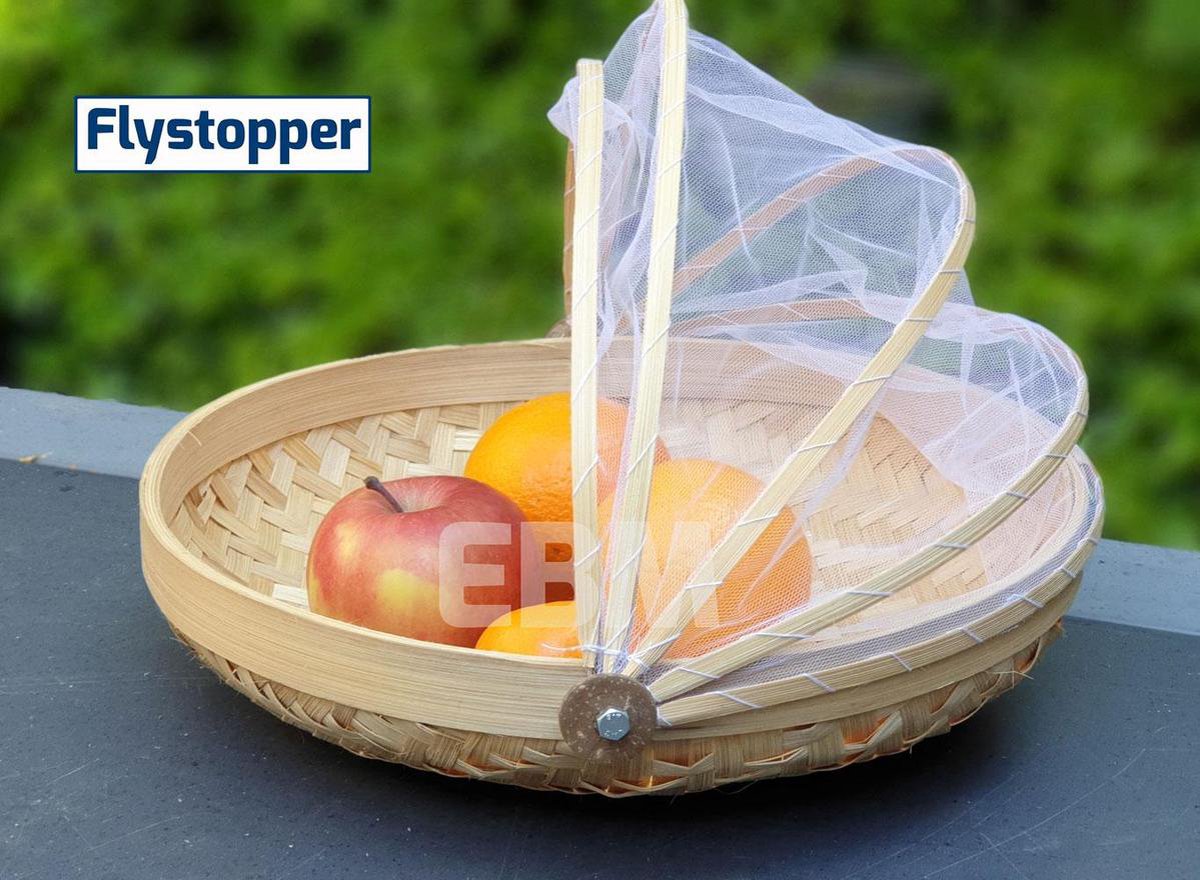  Voedselkap - Vliegenkapjes Bamboe Set 3 Stuks - Flystopper
