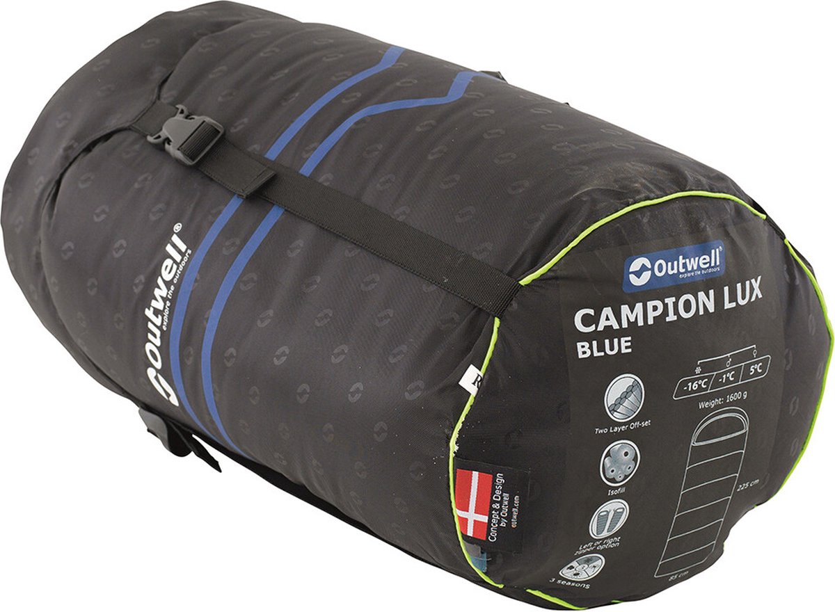  Outwell Slaapzak Campion Lux Blauw
