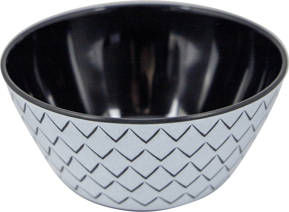 Bo-Camp Servies - Mix &amp; Match - 16 Delig - Zwart/Wit